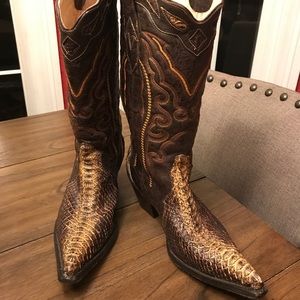 Corral Python Western Boots